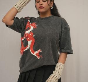 DRAGON - CHARCOAL GREY